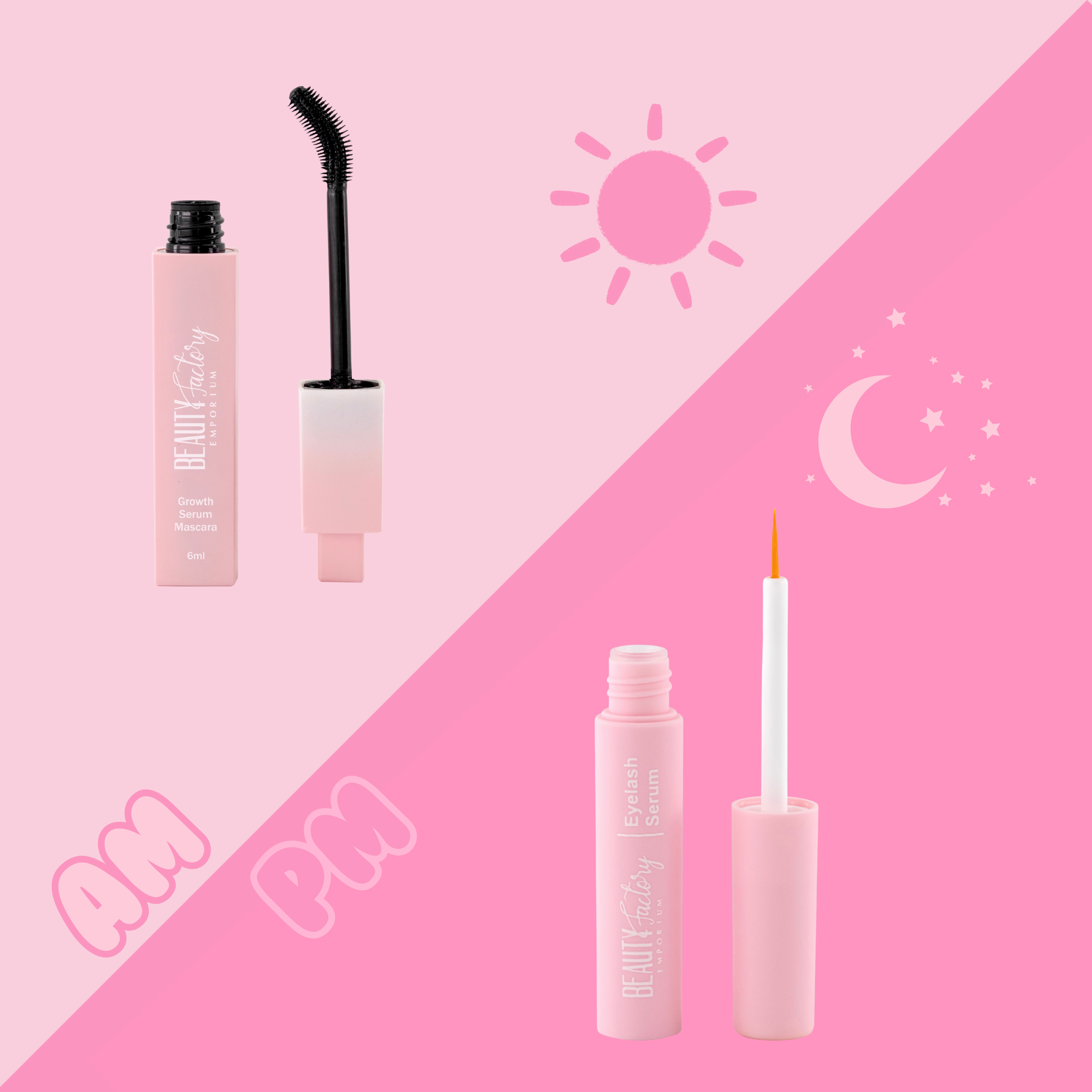 Serum + Máscara para crecimiento de pestañas